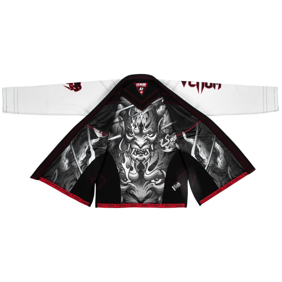 venum devil bjj gi - witzwart - exclusief
