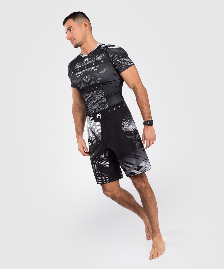 venum gorilla jungle fightshort - zwartwit