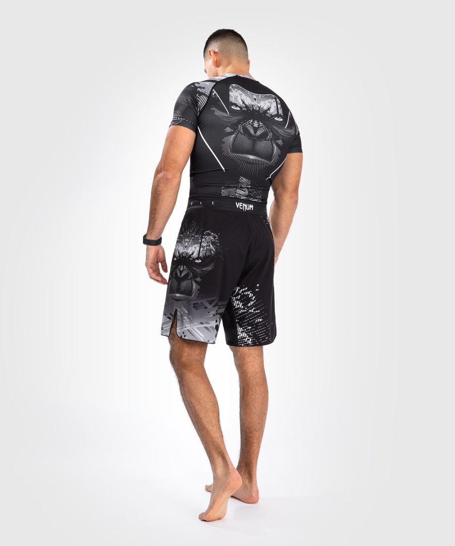 venum gorilla jungle fightshort - zwartwit