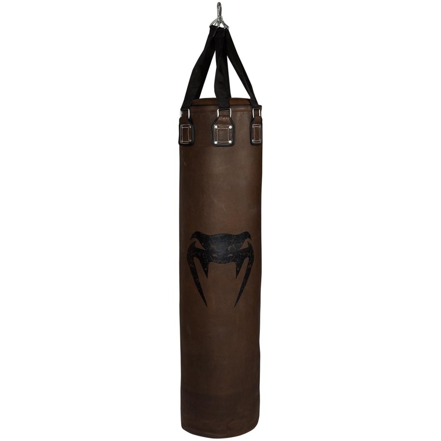 venum vintage zware zak - bruin - gevuld - rundleer
