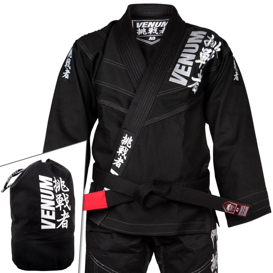 venum challenger 4.0 bjj gi - inclusief tas - zwart