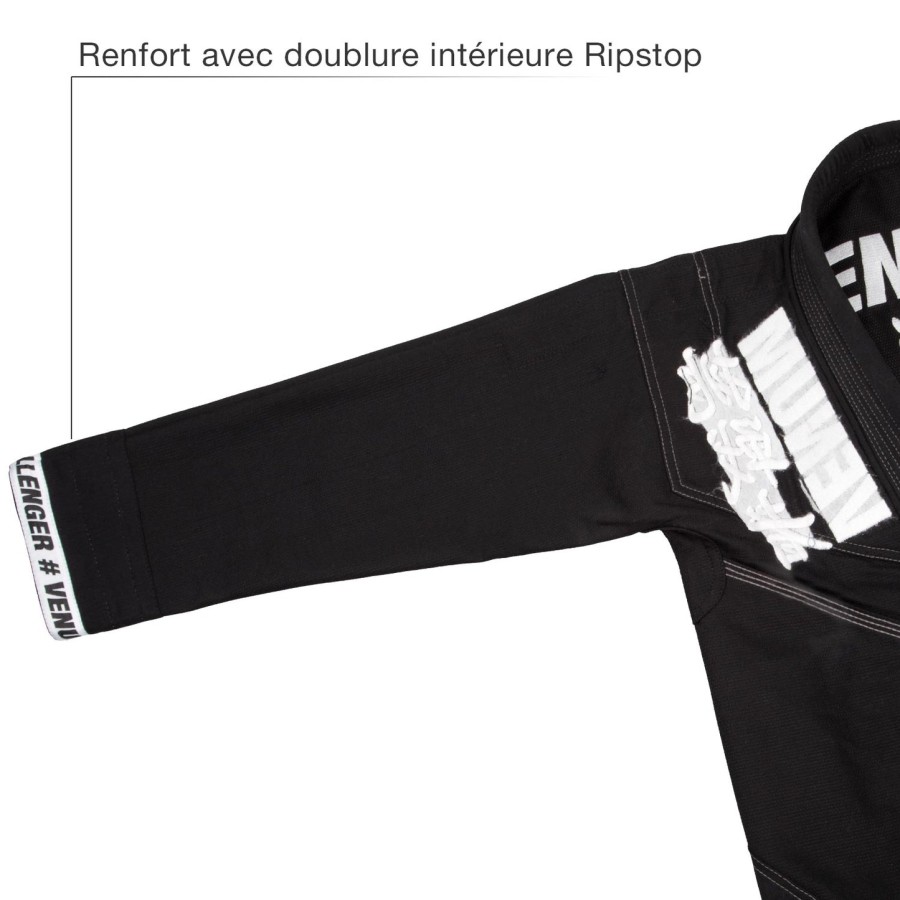 venum challenger 4.0 bjj gi - inclusief tas - zwart