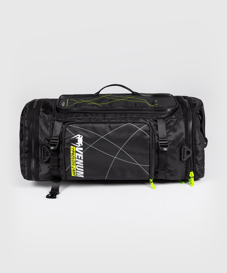 venum training camp 4.0 sporttas - zwartneongroen