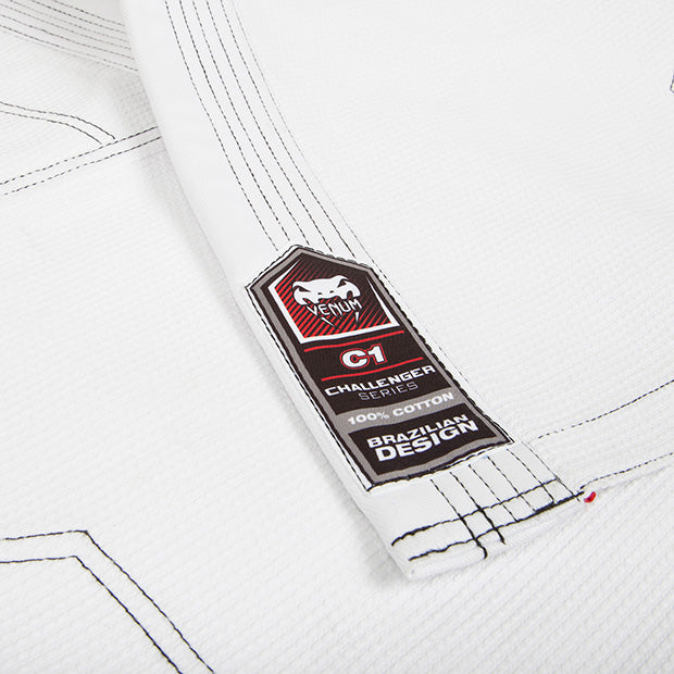 venum challenger 2.0 bjj gi voor kinderen - wit