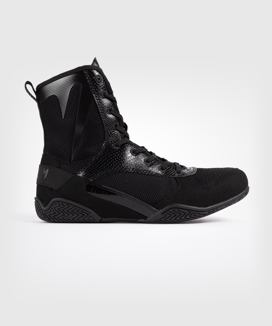 venum elite boksschoenen - zwart