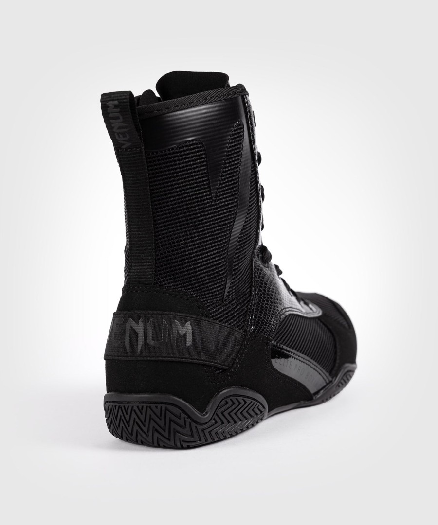 venum elite boksschoenen - zwart