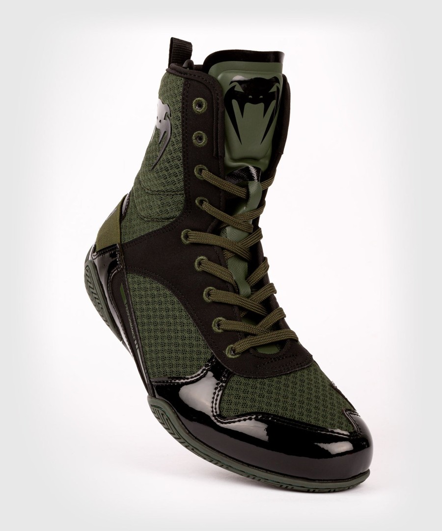 venum elite boksschoenen – kaki