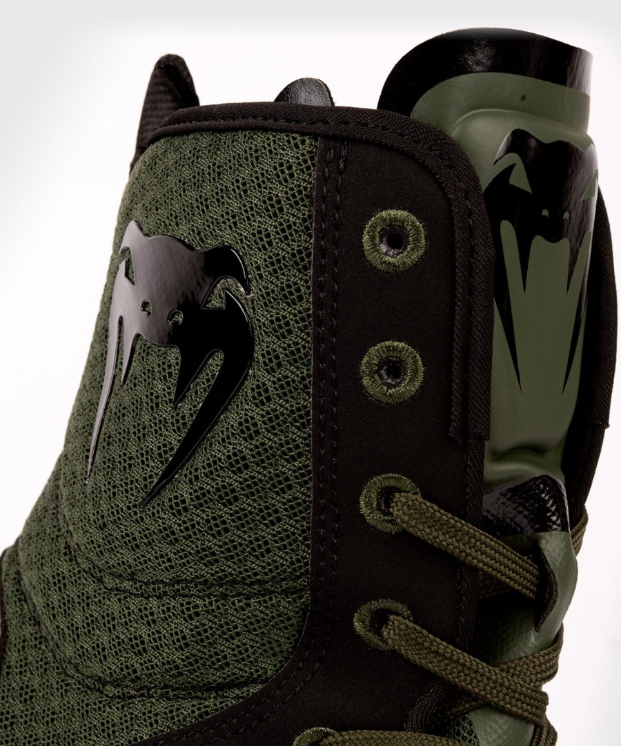 venum elite boksschoenen – kaki