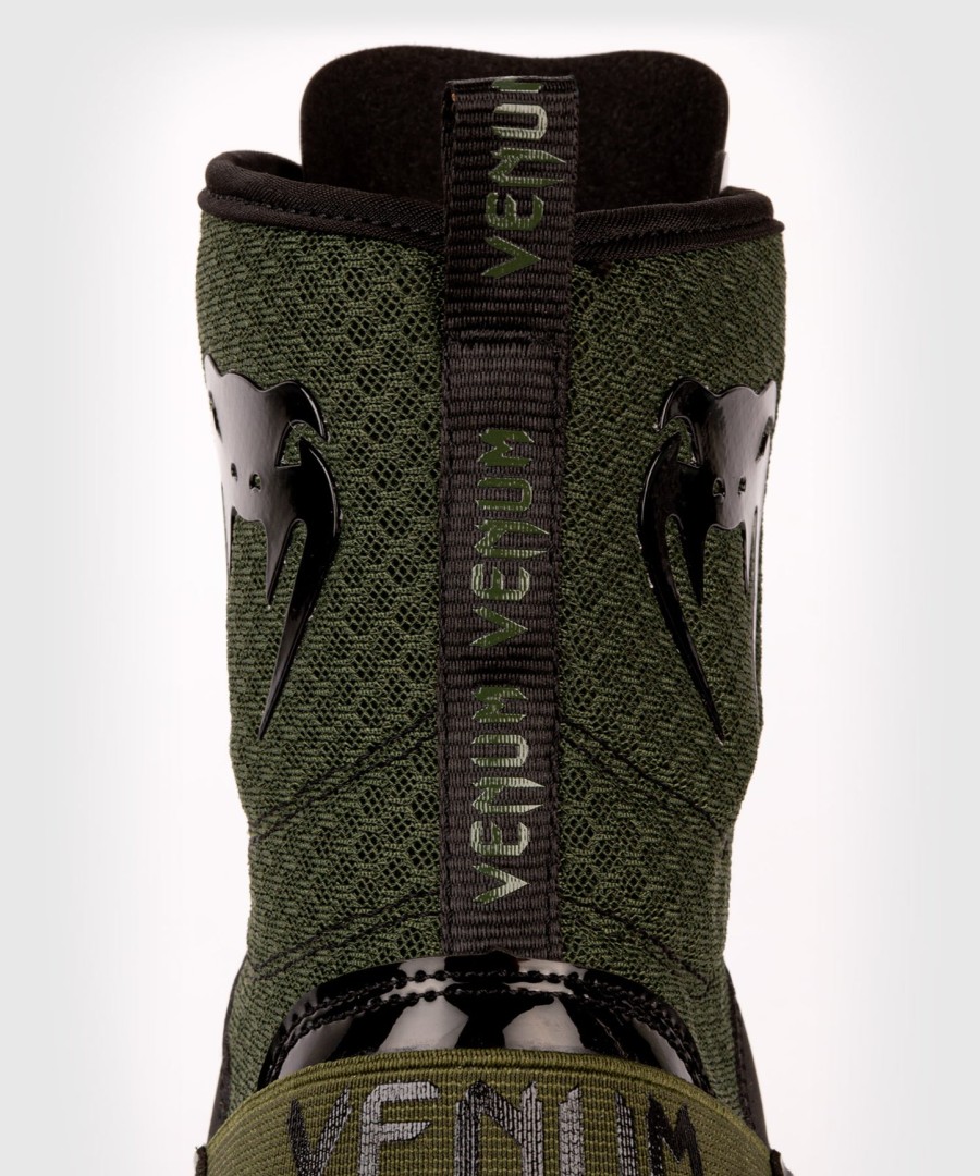 venum elite boksschoenen – kaki