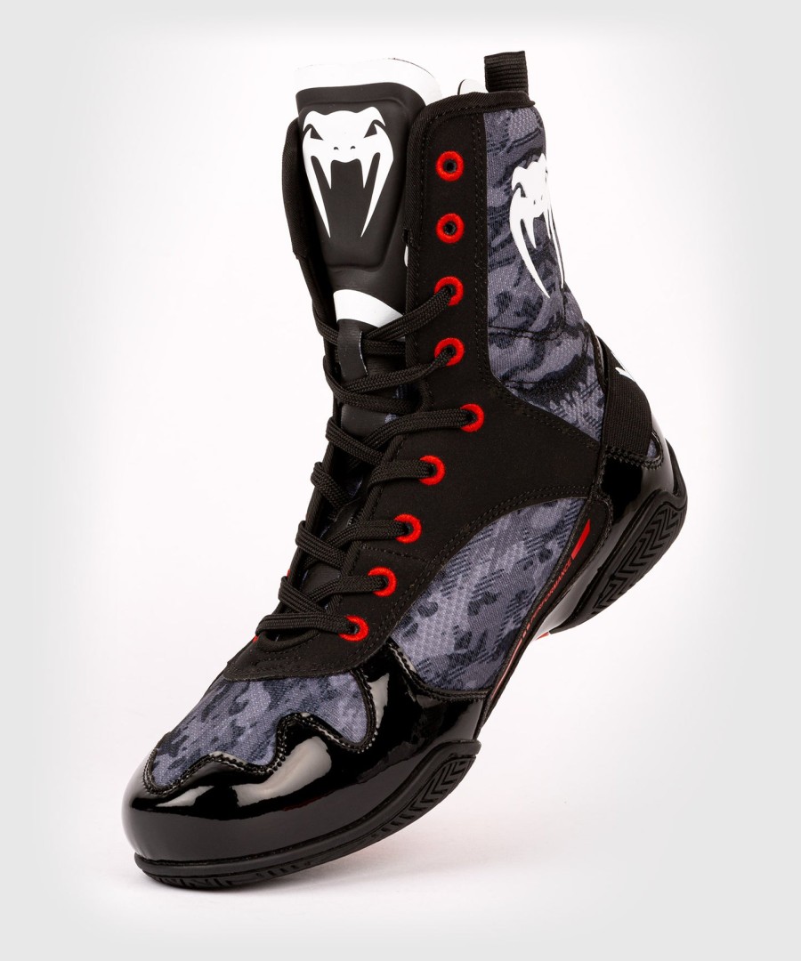 venum elite boksschoenen – donkere camouflage