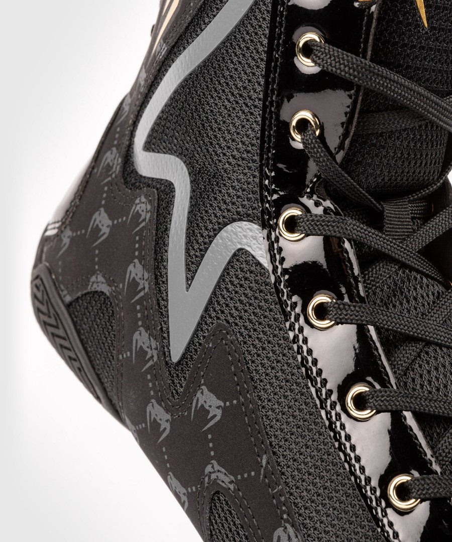 venum elite evo monogram boksschoenen – zwart