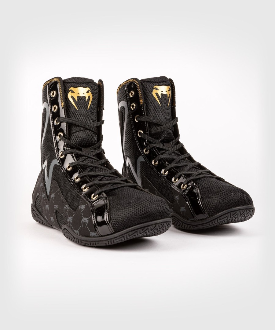 venum elite evo monogram boksschoenen – zwart