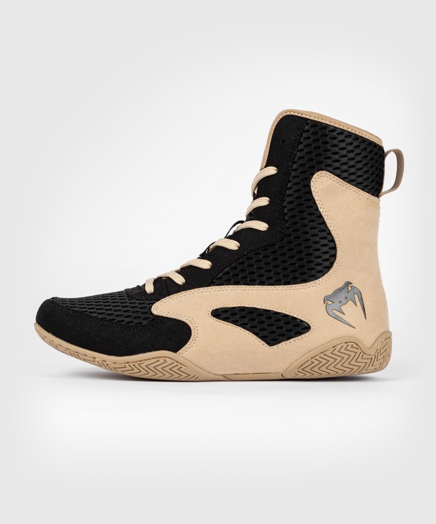 venum contender boksschoenen - zwartzand