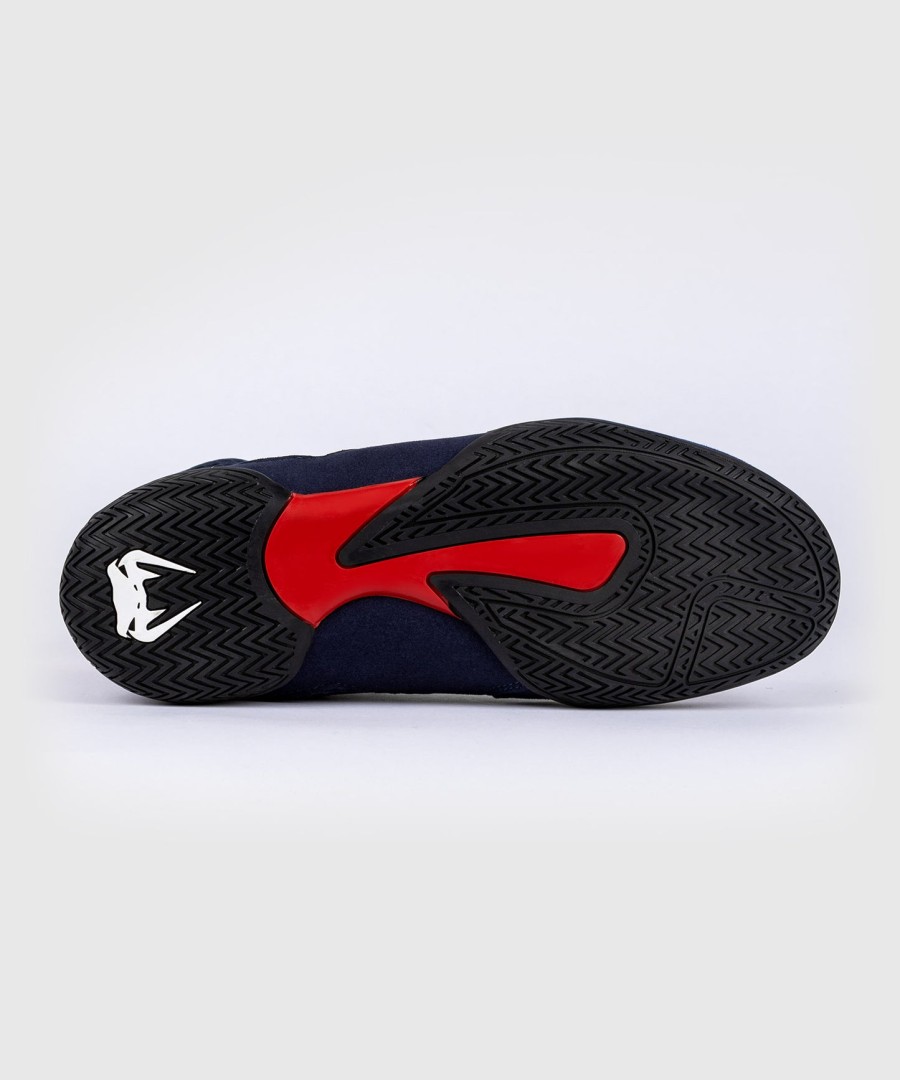 venum contender boksschoenen - marineblauwrood