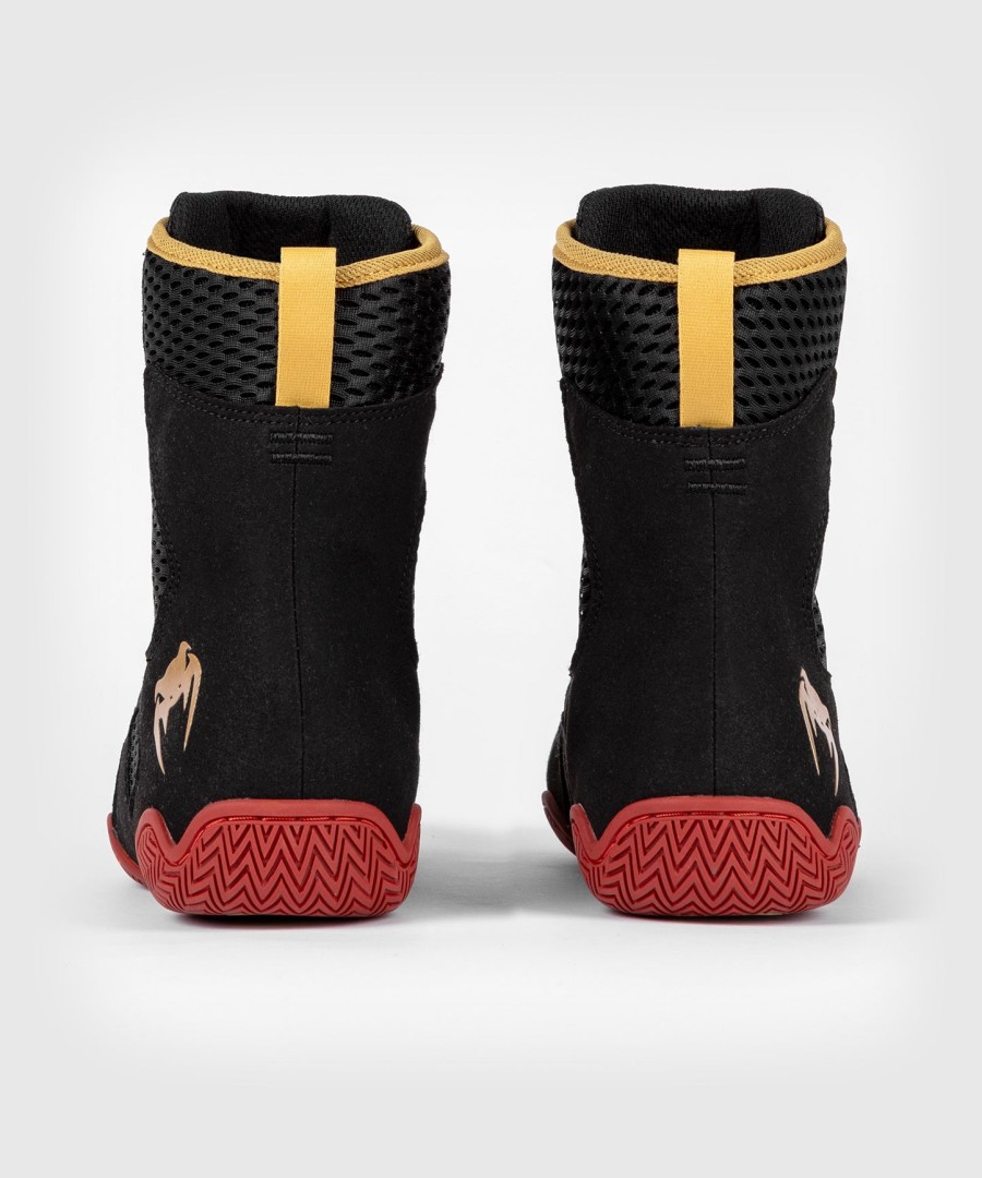 venum contender boksschoenen - zwartgoudrood
