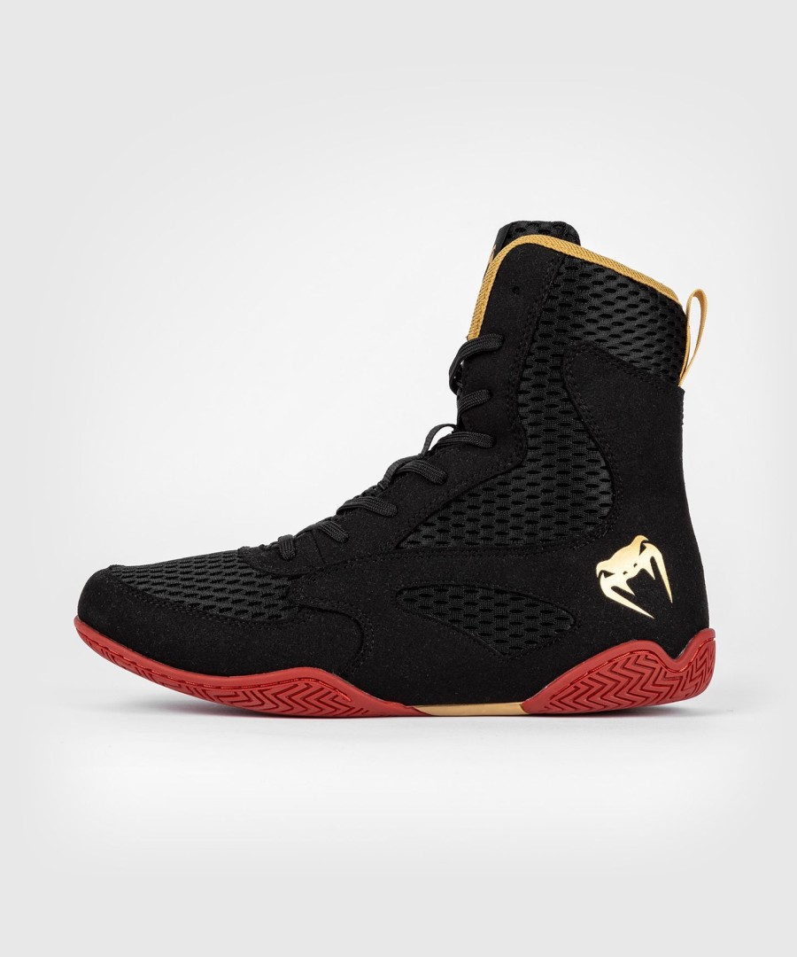 venum contender boksschoenen - zwartgoudrood