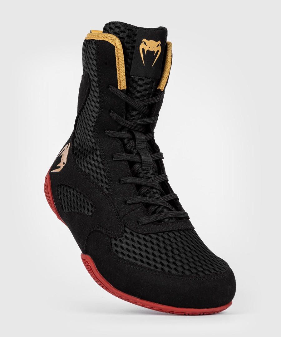 venum contender boksschoenen - zwartgoudrood