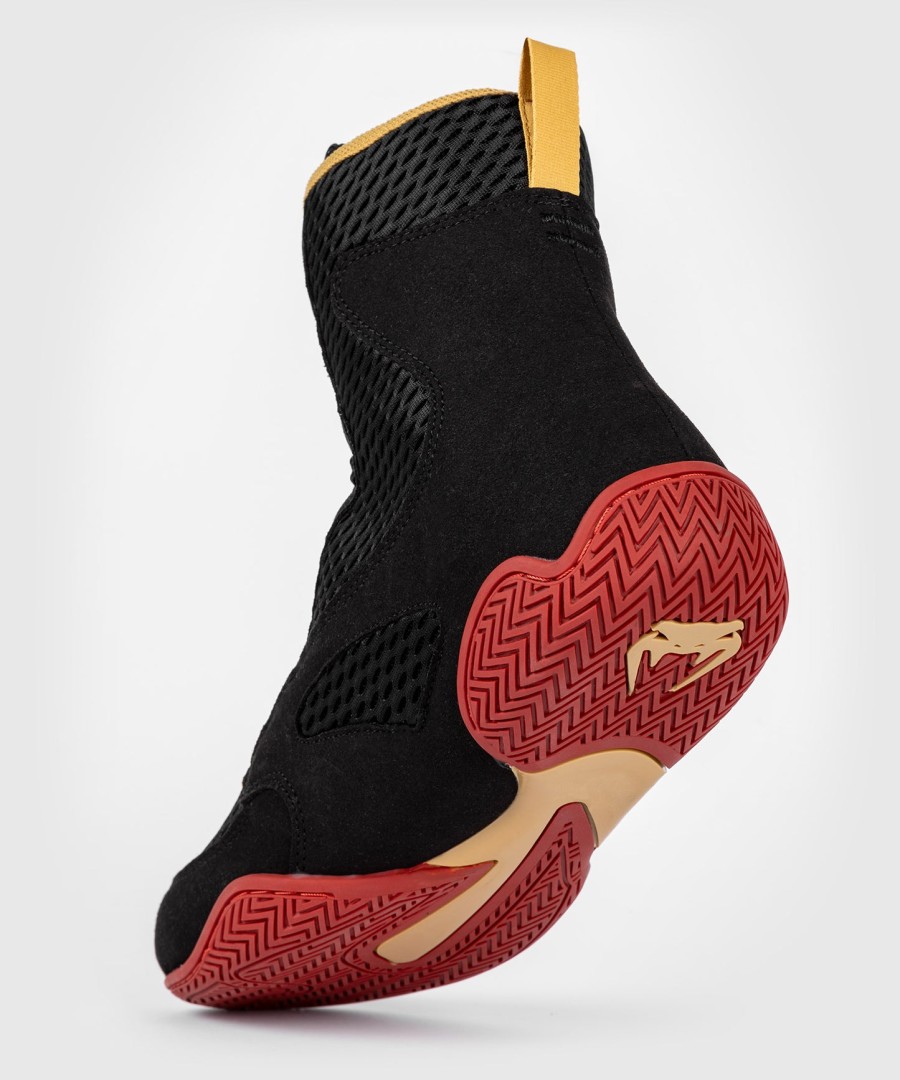 venum contender boksschoenen - zwartgoudrood