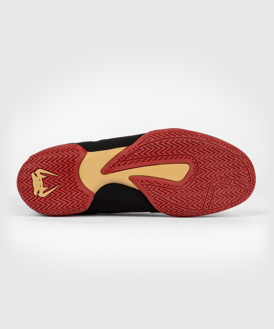 venum contender boksschoenen - zwartgoudrood