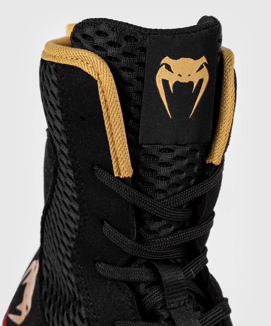 venum contender boksschoenen - zwartgoudrood