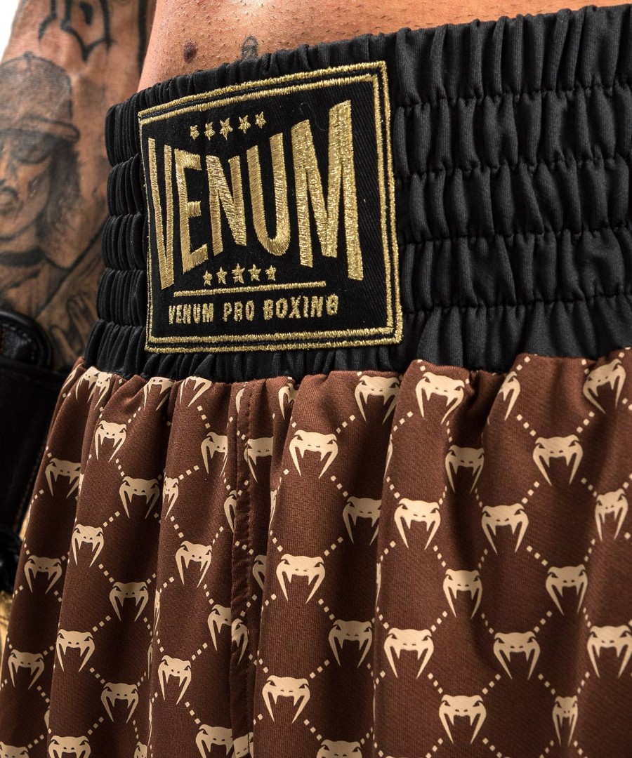 venum monogram boksbroekje - zwartbruin