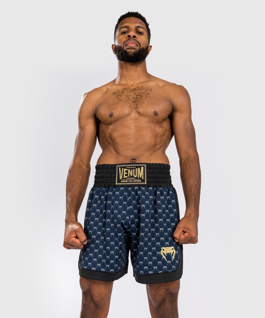 venum monogram boksbroekje - zwartmarineblauw