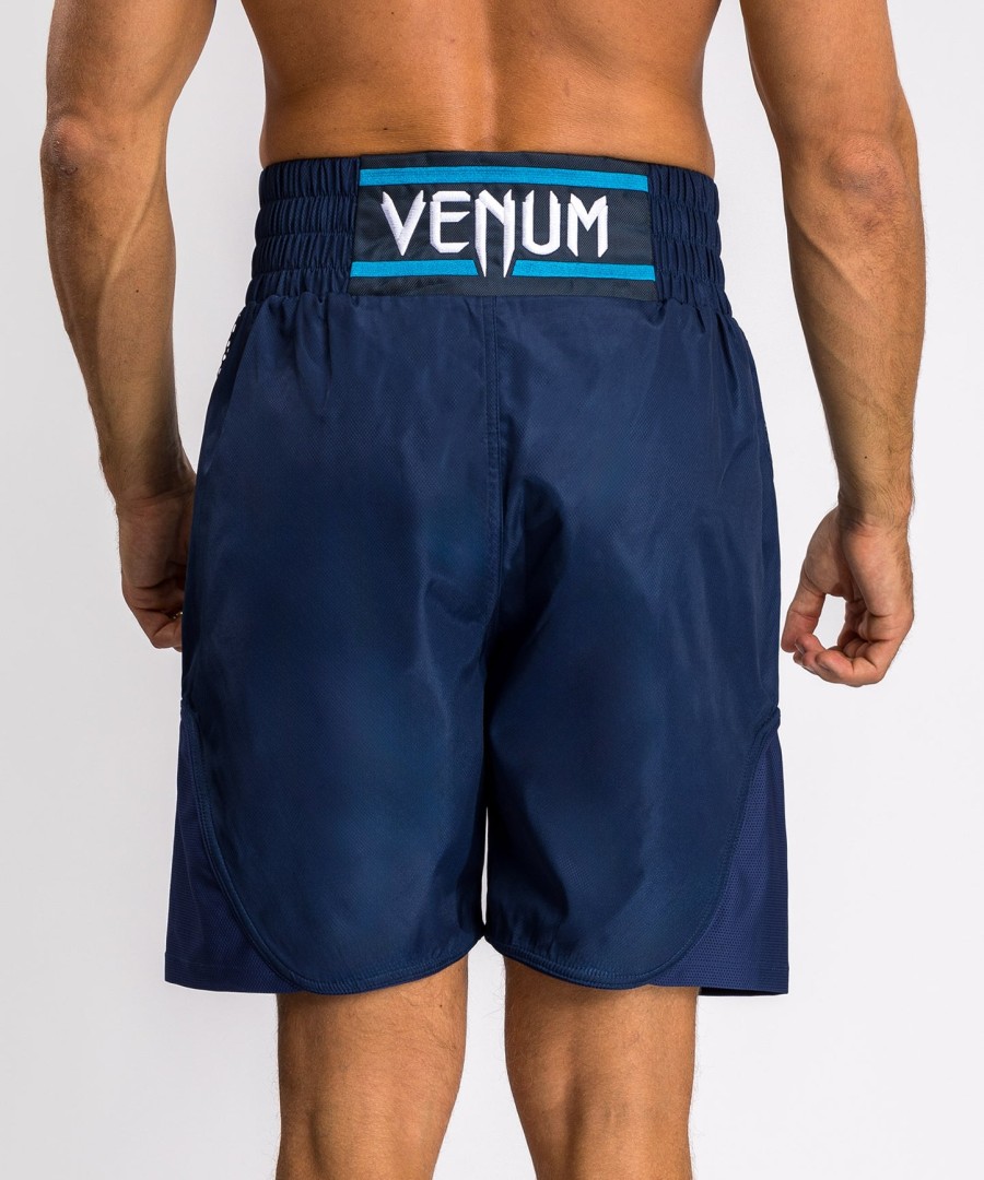 venum x top rank original heren boksbroekje - marineblauw
