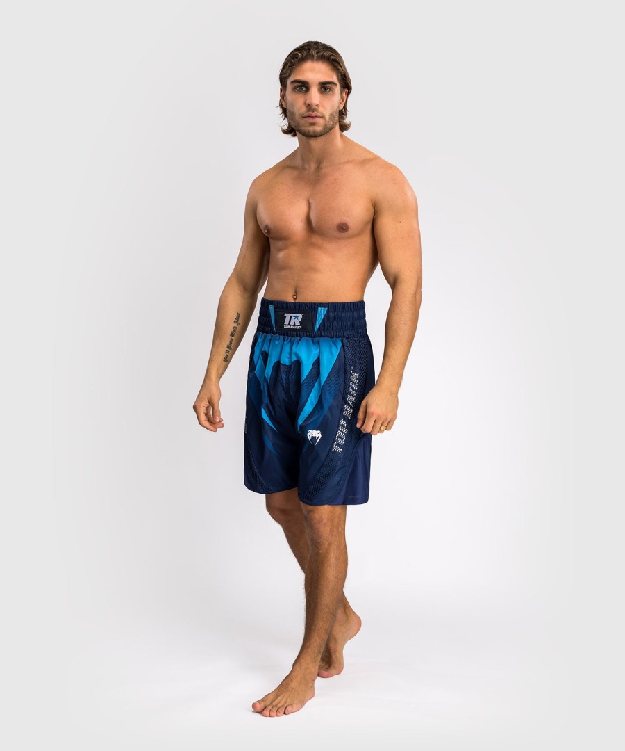 venum x top rank original heren boksbroekje - marineblauw