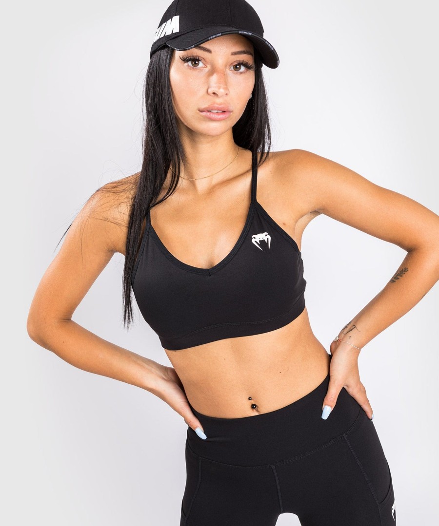 venum essential low impact sportbeha - zwart