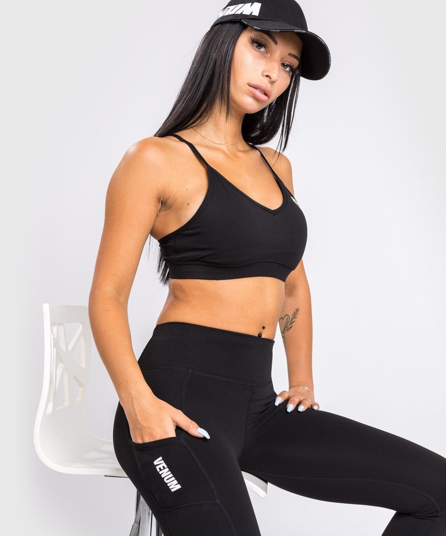 venum essential low impact sportbeha - zwart