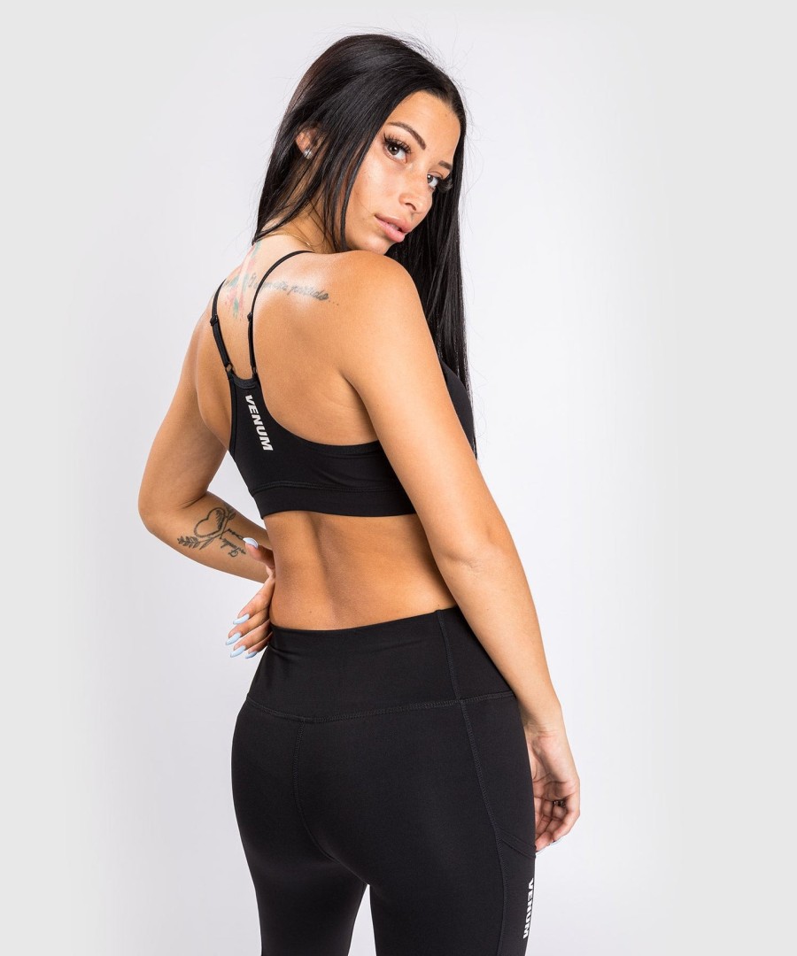 venum essential low impact sportbeha - zwart