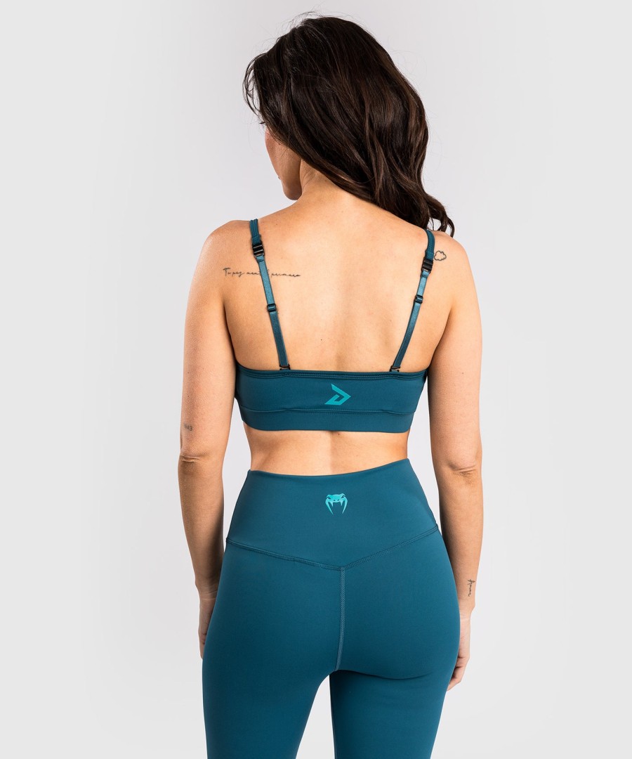 venum x demi dames sportbeha - azur blauw