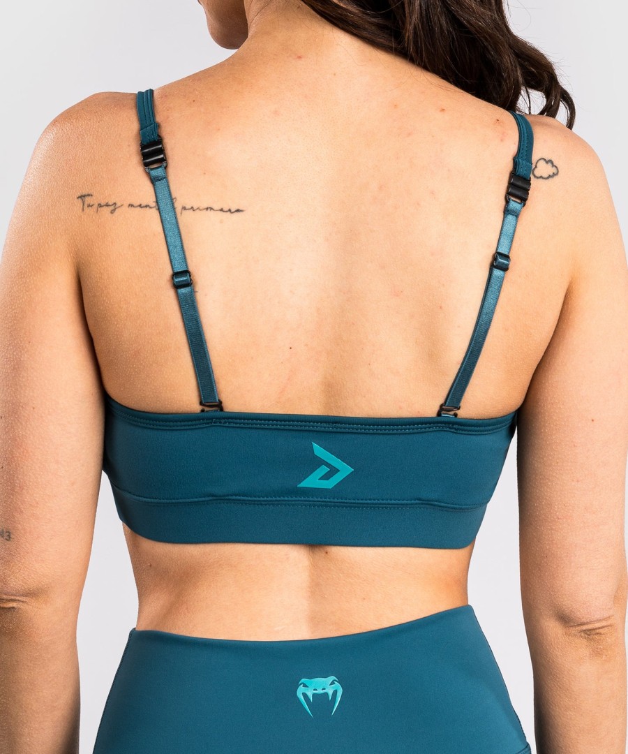 venum x demi dames sportbeha - azur blauw