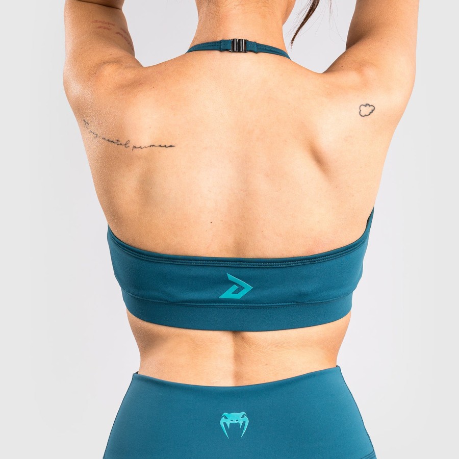venum x demi dames sportbeha - azur blauw