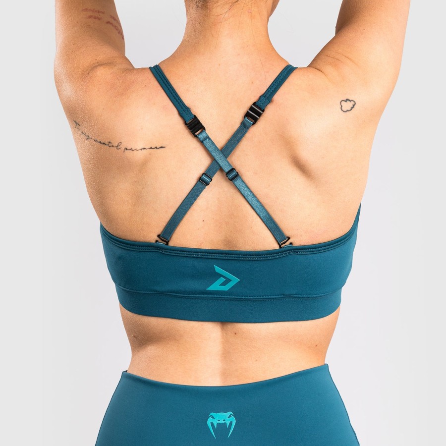 venum x demi dames sportbeha - azur blauw