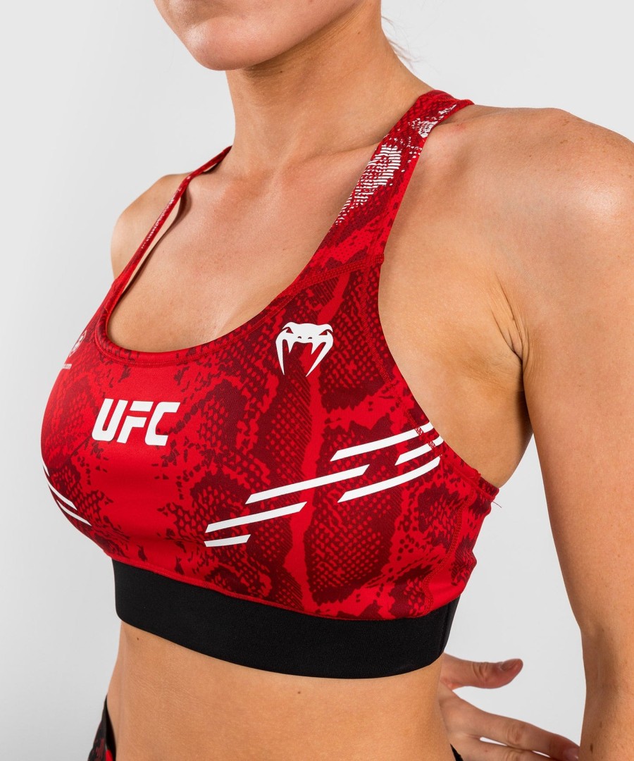 ufc adrenaline by venum authentic fight night sportbeha voor dames - rood