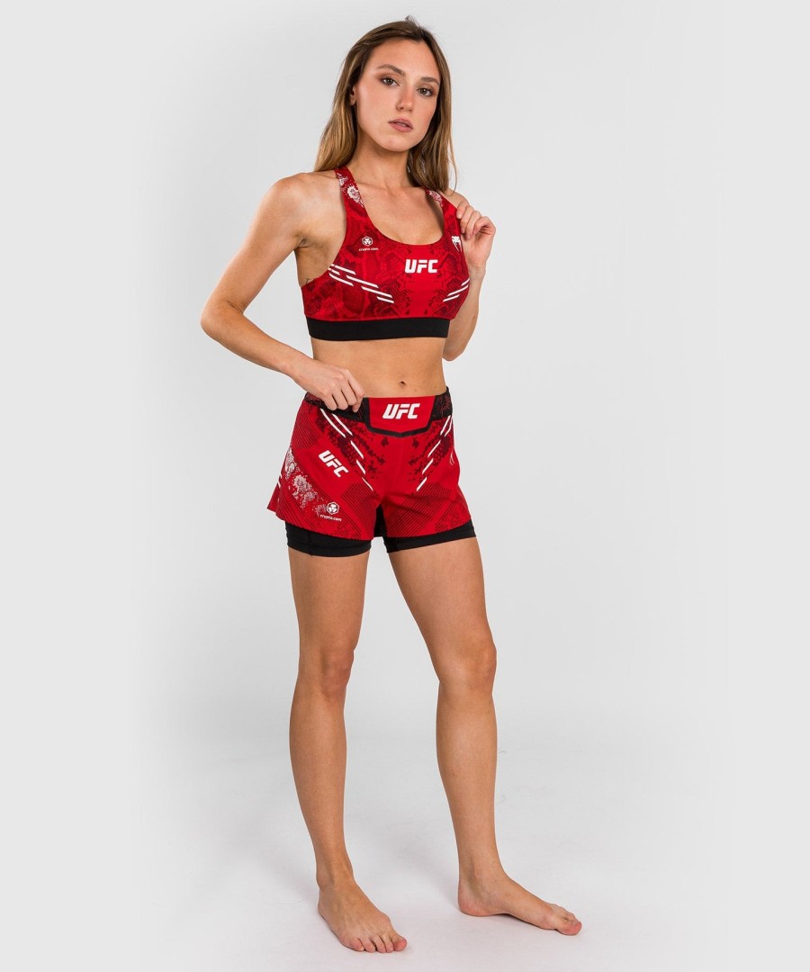 ufc adrenaline by venum authentic fight night sportbeha voor dames - rood