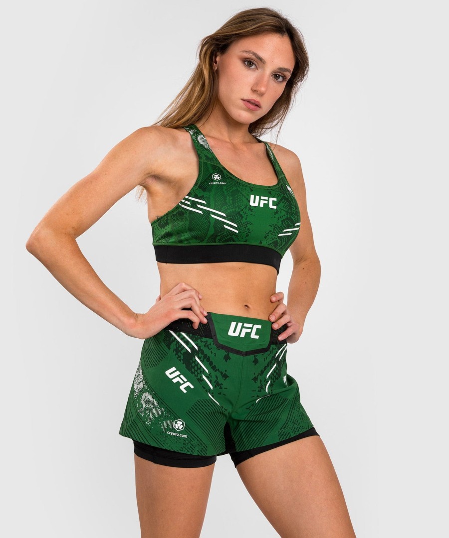 ufc adrenaline by venum authentic fight night sportbeha voor dames - groen