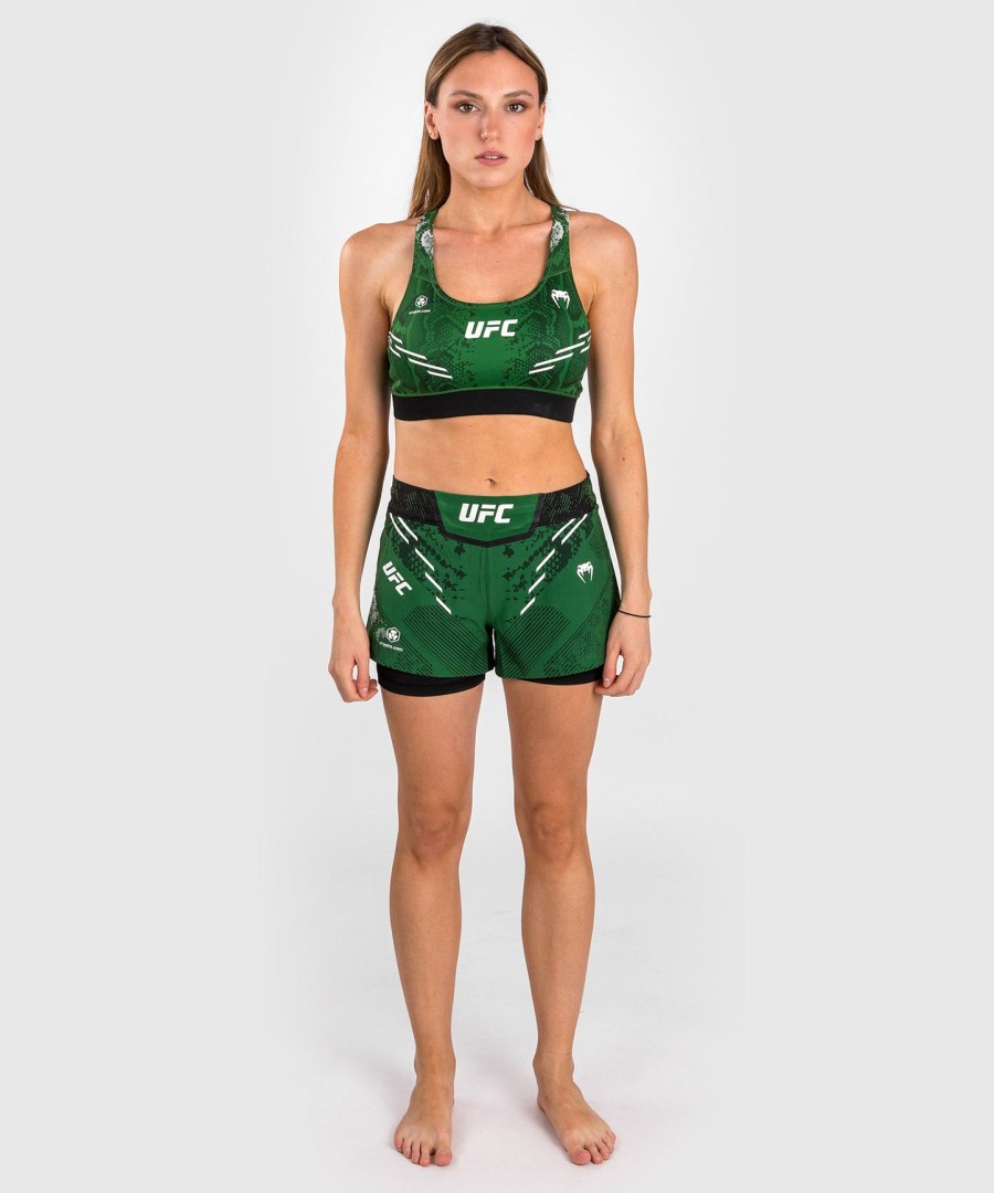ufc adrenaline by venum authentic fight night sportbeha voor dames - groen
