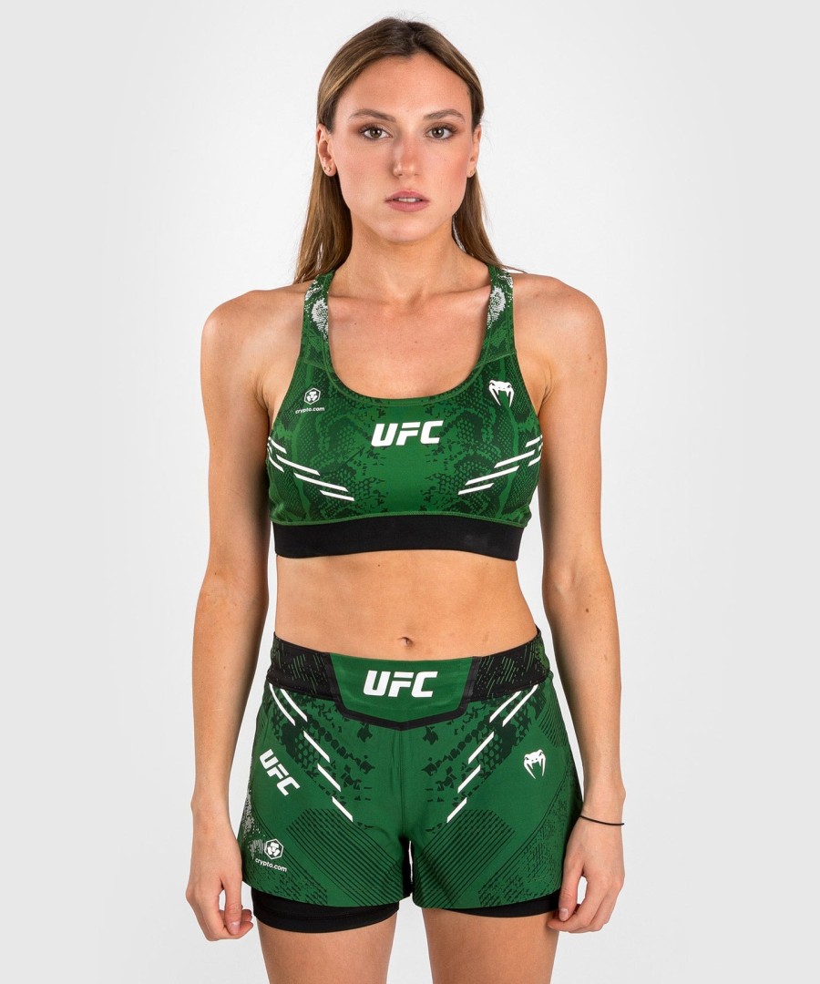 ufc adrenaline by venum authentic fight night sportbeha voor dames - groen