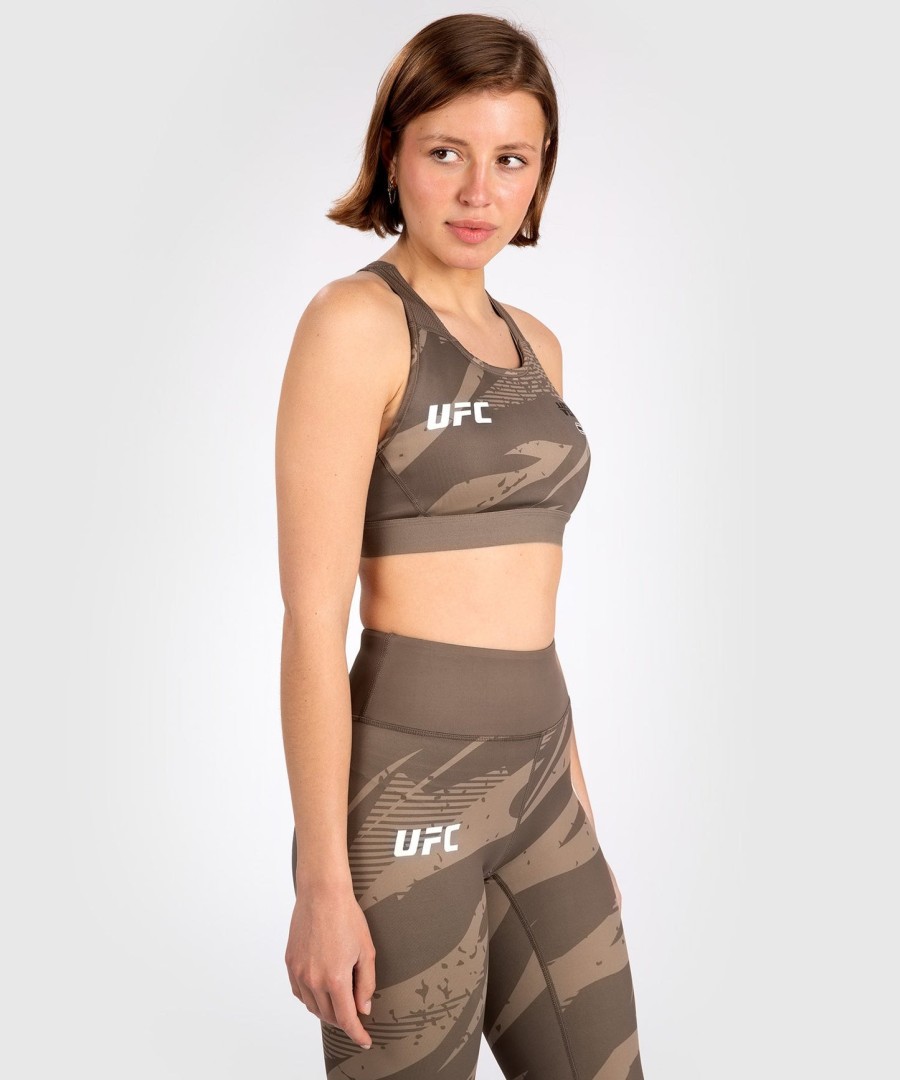 ufc adrenaline by venum fight week sportbeha voor dames - woestijncamouflage