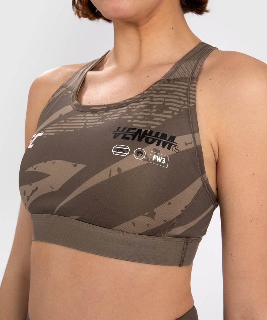 ufc adrenaline by venum fight week sportbeha voor dames - woestijncamouflage