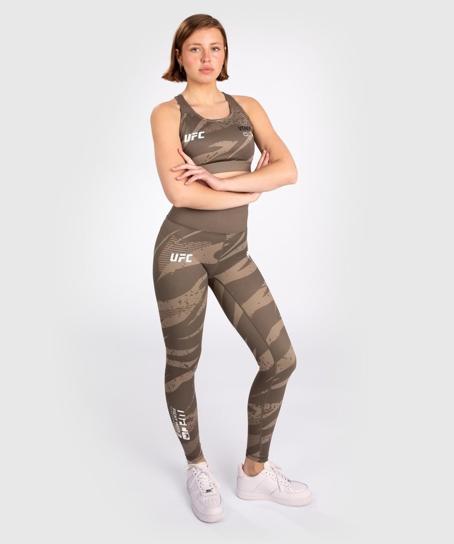 ufc adrenaline by venum fight week sportbeha voor dames - woestijncamouflage