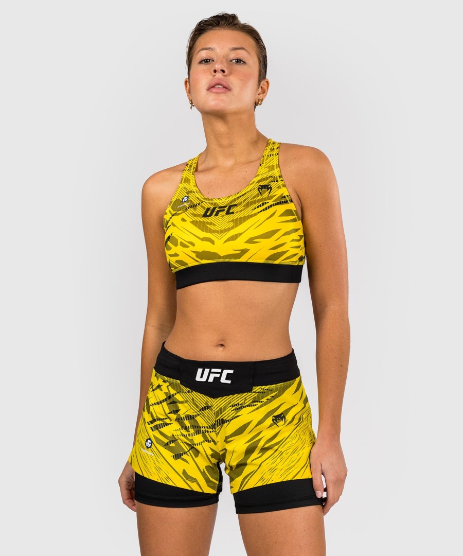 ufc fusion by venum authentic fight night sportbeha voor dames - geel