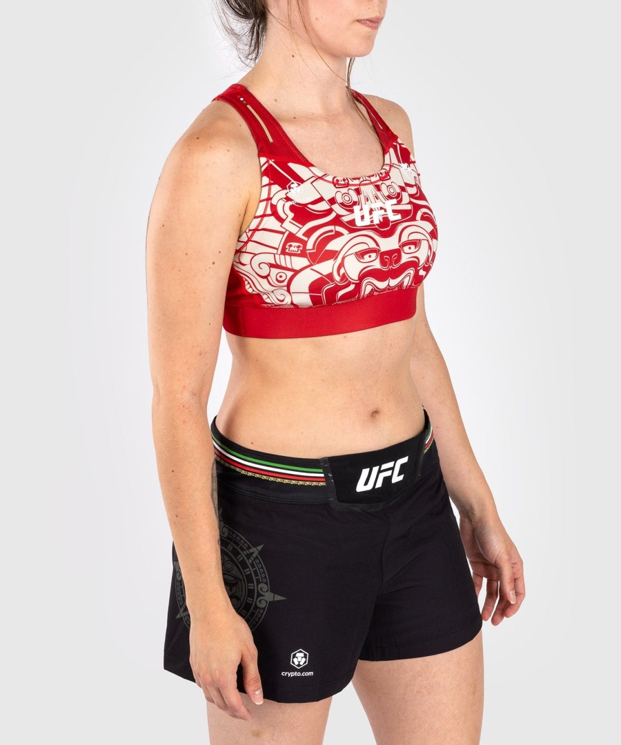 noche ufc by venum authentic fight night sportbeha voor dames - rood
