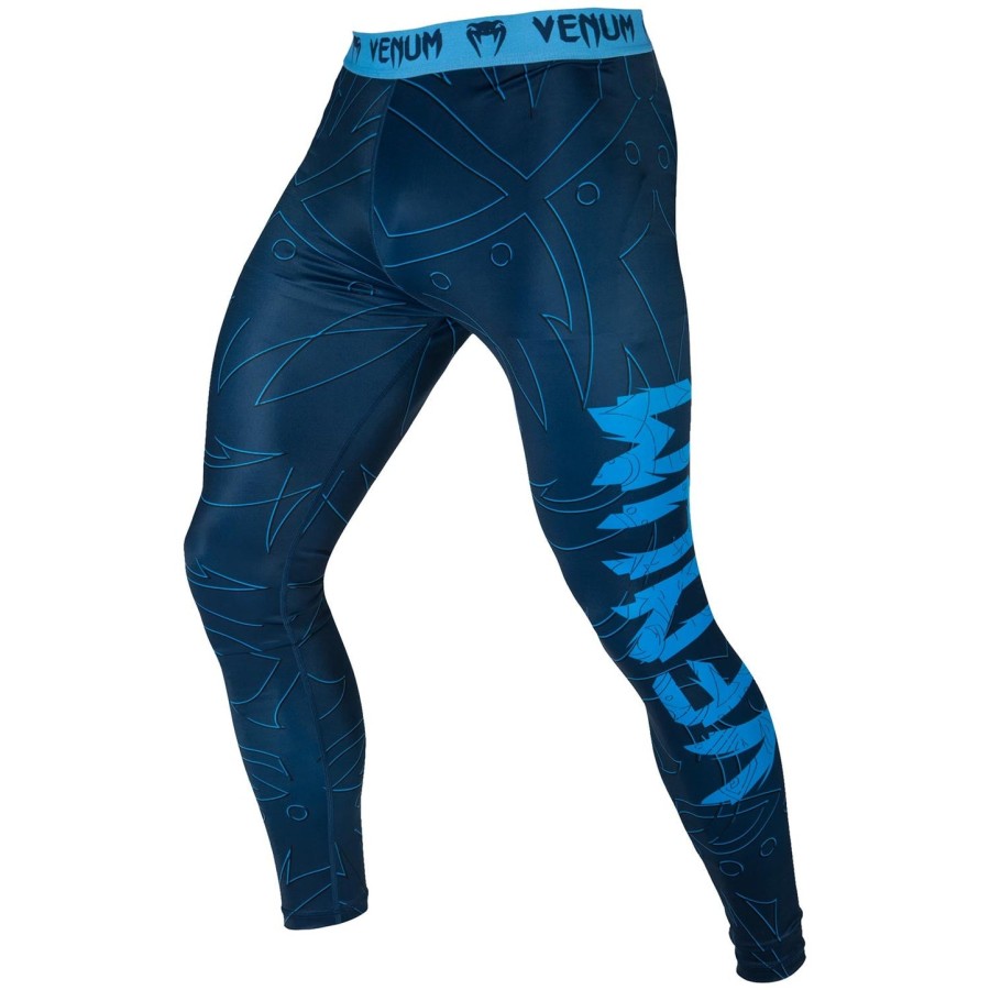 venum nightcrawler compressietights - marineblauw