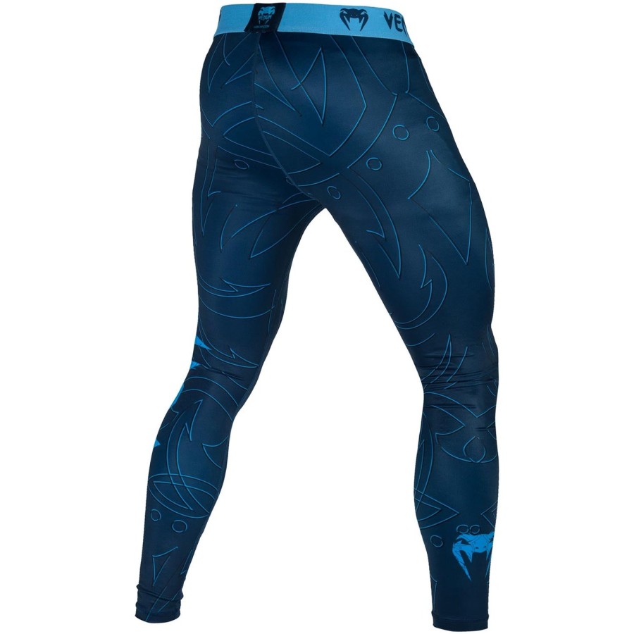 venum nightcrawler compressietights - marineblauw