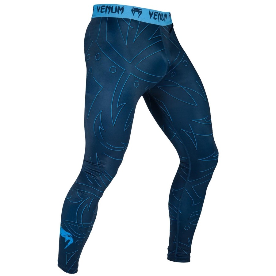 venum nightcrawler compressietights - marineblauw