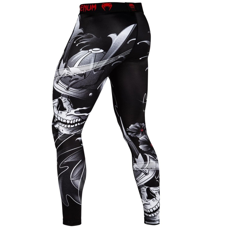 venum samurai skull compressietights - zwart
