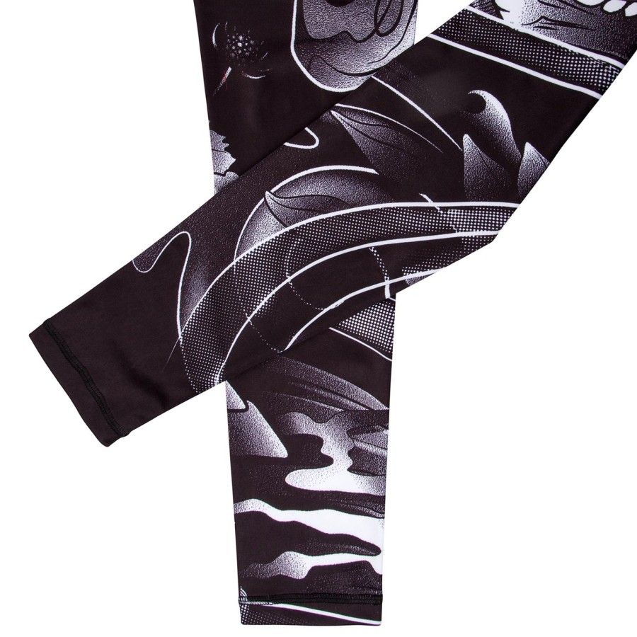 venum samurai skull compressietights - zwart